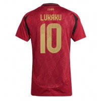 Dres Belgija Romelu Lukaku #10 Domaci za Žensko EP 2024 Kratak Rukav